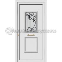 Πόρτα εισόδου pvc Με Διακοσμητική Ασφάλεια 8174 